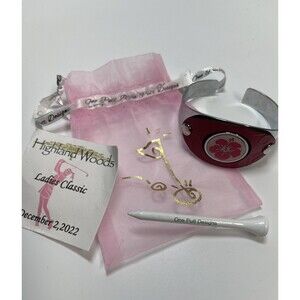 One Putt Designs Hibiscus Cuff Bracelet Designed For Ladies Golf Classic